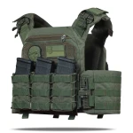 Бронежилет 4 уровня NIJ (PRO). Вес 6.4 кг. Керамические плиты PGD U-line ESAPI 2.95 кг. Олива 2