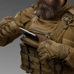 Нагрудний адмін підсумок. Cordura 1000. Кріплення Molle. Койот 4