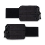 Боковые камербанды М с баллистическими пакетами 20х15 см 2-го класса защиты. Черный