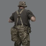 Тактический разгрузочный пояс 2-го класса защиты. Мультикам. Пиксель (мм-14). L/XL 10