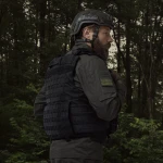 Бойовий бронежилет IBV-2 (Stanag 2920). Вага 4.3 кг. Збільшена площа захисту. Чорний. L/XL 14