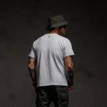 Футболка Basic Military T-Shirt. Battle Pup. Cotton/Elastane. Білий 4