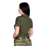 Поло жіноче тактичне Pani Army ID LT Camotec. Олива 2