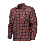 Сорочка Genre All Inclusive Club. Коричнево-червоний