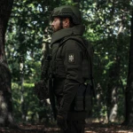 Баллистическая защита шеи Gen 1 (и верхней части спины) 2-го класса. Олива 10