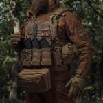 Сумка-напашник PRO 2-го класу захисту. Розмір XL (19х26 см). Матеріал Cordura 1000. Койот 5