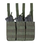 Тройной подсумок под магазины АК/АR. Cordura 1000. Molle. Олива 3