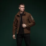 Флісова кофта Ukrarmor Patrol Pullover Fleece Coyote. Polyester, windproof 2