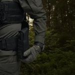 Одинарний закритий підсумок з клапаном під магазин АК/АR. Чорний. 7