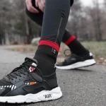 Водонепроникні шкарпетки Dexshell Running Lite Socks. Червоні смужки 8
