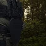 Противоосколочный фартук 2-го класса защиты (с баллистическим пакетом). Размер XL. Черный 11