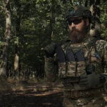 Одинарний підсумок під магазини АК/АR (тканевий). Мультикам 7