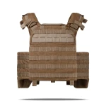 Плитоноска улучшенная (PRO) с увеличенными камербандами | под бронеплиты 25х30 см. Койот 6