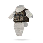 Плитоноска покращена (PRO) під бронеплити 25х30 см. Мультикам 4