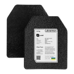 Сталеві бронеплити 4 клас захисту (комплект). Вага 6.8 кг. Розмір M (25х30 см.)