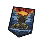 Патч (шеврон) «Одеса» від Brand Element. М’який ПВХ пластик. Кольоровий 6