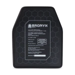 Керамічна бронеплита 4 класу Bronyx. Вага 2.2 кг. Розмір М (25х30 см)