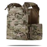 Плитоноска «Lazer Cut» Malva под бронеплиты 25х30 см. Мультикам