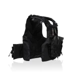 Боевой бронежилет IBV-1. Вес 3.1 кг. Увеличенная площадь защиты. Черный. S/M 2