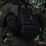 Сумка-напашник стандартна 1-го класу захисту. Матеріал Cordura 1000. Чорний 4