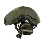 Активные наушники Earmor M31H (Helmet version) с креплением ARC rail. Олива 7