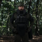 Бронежилет увеличенный 5 класса (PRO). Вес 7 кг. Керамические бронеплиты 3.38 кг. Черный 4