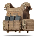 Бронежилет увеличенный 5 класса (PRO). Вес 7 кг. Керамические бронеплиты 3.38 кг. Койот 2