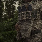 Противоосколочный фартук 2-го класса защиты (с баллистическим пакетом). Размер L. Пиксель (мм-14) 9