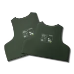 Комплект балістичних пакетів для бронежилета 1-го класу. Перед та спина. S/M 2