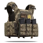 Плитоноска покращена (PRO) під бронеплити 25х30 см. Піксель (ММ-14)