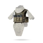 Плитоноска улучшенная (PRO) под бронеплиты 25х30 см. Пиксель (ММ-14) 3