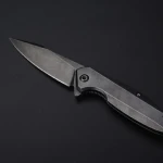 Ніж складаний Ruike P128-SB. Нержавіюча сталь. Чорний 4