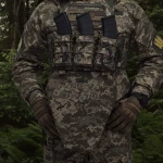 Противоосколочный фартук 1-го класса защиты (с баллистическим пакетом). Размер XL. Пиксель (мм-14) 5