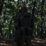 Бронежилет 3 рівня NIJ (PRO). Вага 2.2 кг. Поліетиленові плити PGD-S-LW-ICW+ SAPI 0.85 кг. Чорний 5