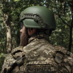 Кевларовый шлем TOR (дополнительная защита ушей и виска). Производитель: Украина. Олива. XL 7