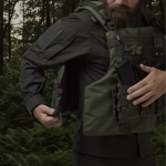 Боевой бронежилет IBV-1. Вес 3.1 кг. Увеличенная площадь защиты. Олива. S/M 4