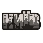 Патч (шеврон) «Киев» от Brand Element. Мягкий ПВХ пластик. Серый