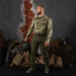 Кофта-лонгслів Thorax Pro LVL1 SJ, Camotec. Піксель (мм-14) 2