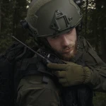 Подсумок для рации. Крепление Molle. Cordura 1000. Цвет Черный 4