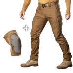 Штани тактичні карго Герць 2.0 Twill Camotec. Койот 3