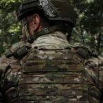 Бронежилет 6-го класу (PRO). Вага 6.3 кг. Керамічні плити 2.9 кг. Мультикам 9