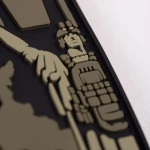 Патч (шеврон) «Київ-Вільний» від Brand Element. М’який ПВХ пластик. Олива 3