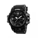 Тактичний годинник Skmei 1155. Водостійкий корпус. Чорний