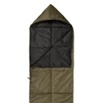 Спальний мішок літній. Ковдра з капюшоном (від 0°C до +15°C), 220 х 73 см. Хакі 3