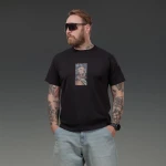 Футболка Basic Military T-Shirt. Battle Pup. Cotton/Elastane. Черный 2