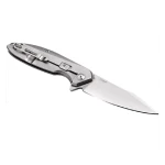 Ніж складаний Ruike P128-SF. Нержавіюча сталь. Сірий 2