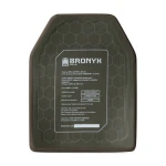 Керамічна бронеплита 5 класу Bronyx. Вага 2.98 кг. Розмір L (26х33 см)