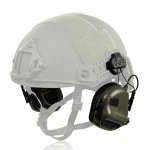 Активні навушники Earmor M31H (Helmet version) з кріпленням ARC rail. Олива