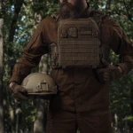 Бронежилет 3 (+++) уровня NIJ (PRO). Вес 4 кг. Керамические плиты Elmon 1.65 кг. Койот 10