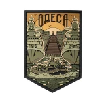 Патч (шеврон) «Одеса» від Brand Element. М’який ПВХ пластик. Олива